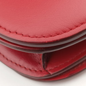 Pre-owned Celine Classic Box Red Leather  shoulderbag | stylenewstar