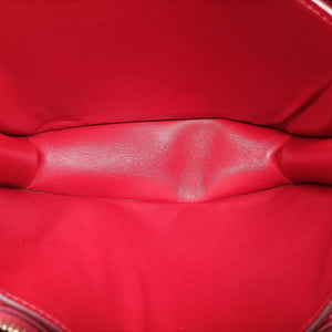 Pre-owned Celine Classic Box Red Leather  shoulderbag | stylenewstar