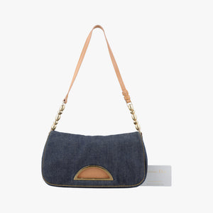 Pre-owned Christian Dior Marispearl Navy denim  handbag | stylenewstar