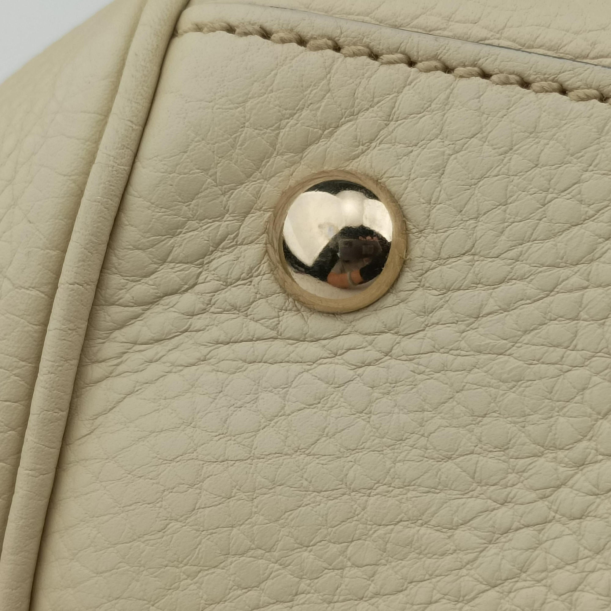 Pre-owned Gucci Bamboo Shopper White Leather 323660 shoulderbag | stylenewstar