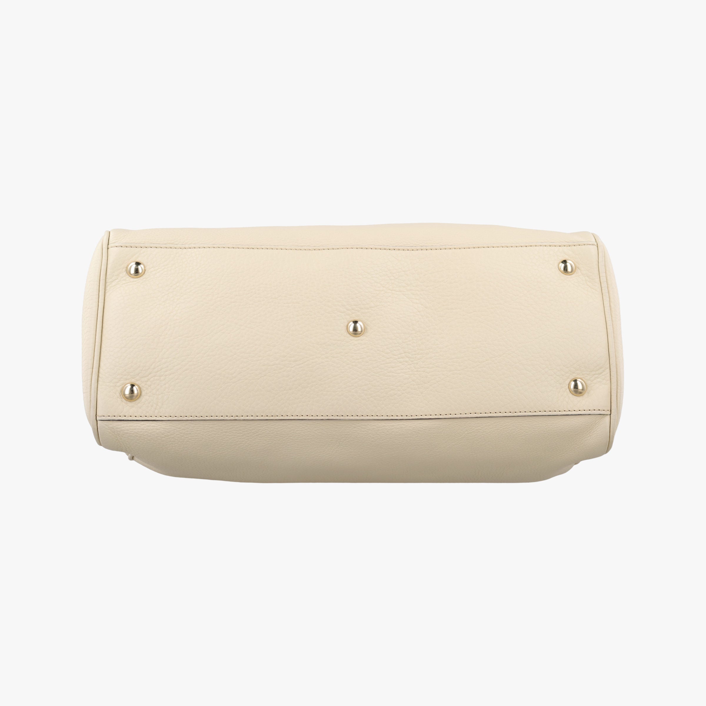 Pre-owned Gucci Bamboo Shopper White Leather 323660 shoulderbag | stylenewstar