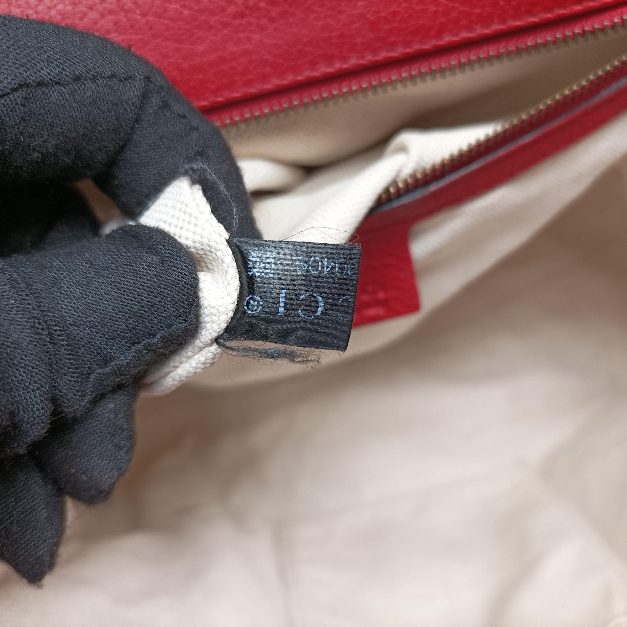 Secondhand Gucci GG Marmont Red Leather 421890 shoulderbag | stylenewstar