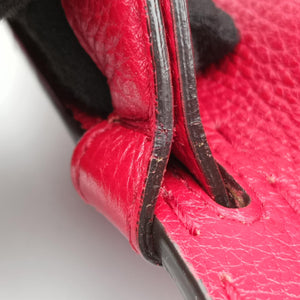 Secondhand Gucci GG Marmont Red Leather 421890 shoulderbag | stylenewstar