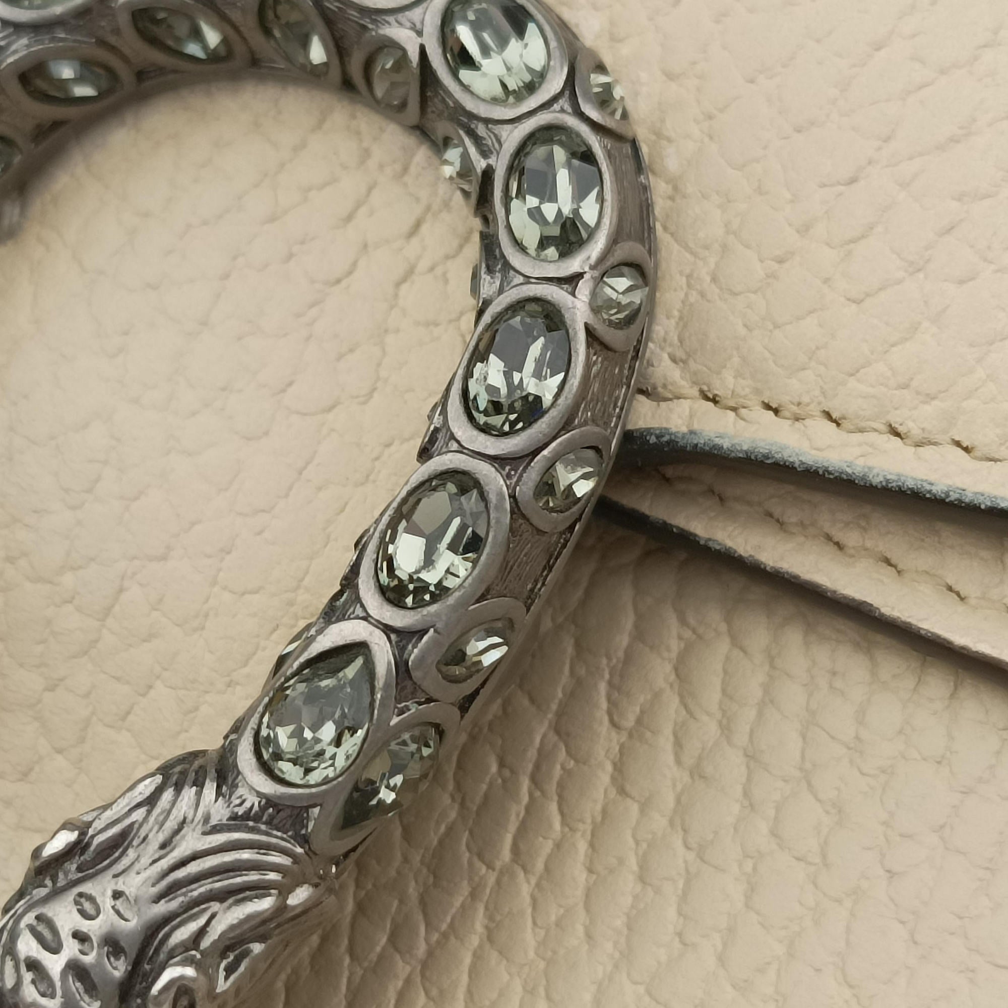 Pre-owned Gucci Dionysus White Leather 476432 shoulderbag | stylenewstar