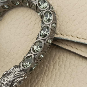 Pre-owned Gucci Dionysus White Leather 476432 shoulderbag | stylenewstar