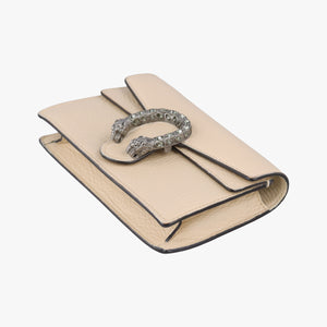 Pre-owned Gucci Dionysus White Leather 476432 shoulderbag | stylenewstar