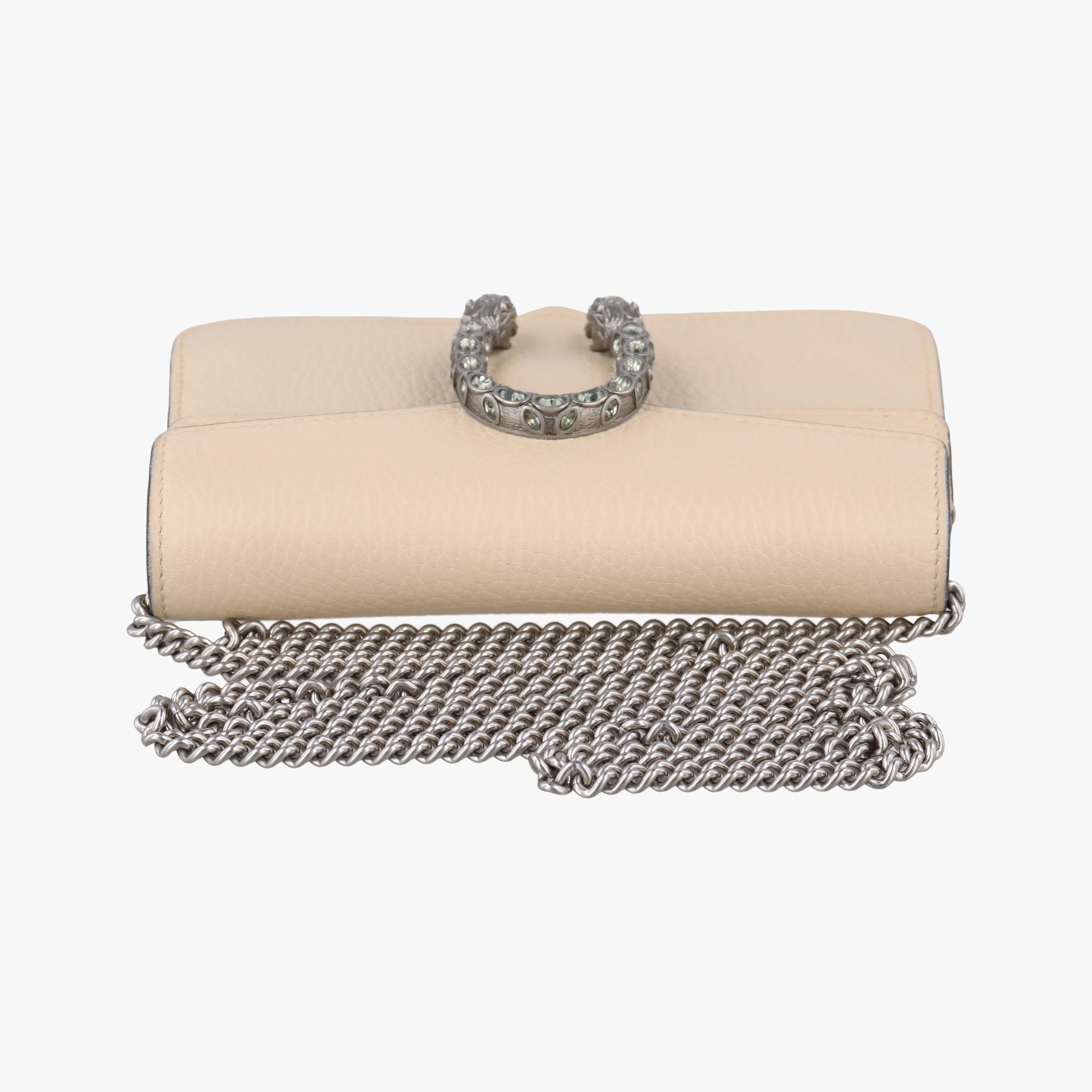 Pre-owned Gucci Dionysus White Leather 476432 shoulderbag | stylenewstar