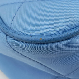 Pre-owned Prada Re-Edition 1995 Re-Nylon Periwinkle Blue Nylon×Saffiano Leather 1BC204 shoulderbag | stylenewstar