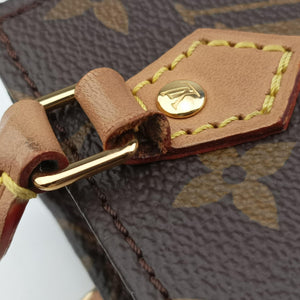 Pre-owned Louis Vuitton Petit Sac Plat Brown Monogram Canvas M69442 shoulderbag | stylenewstar