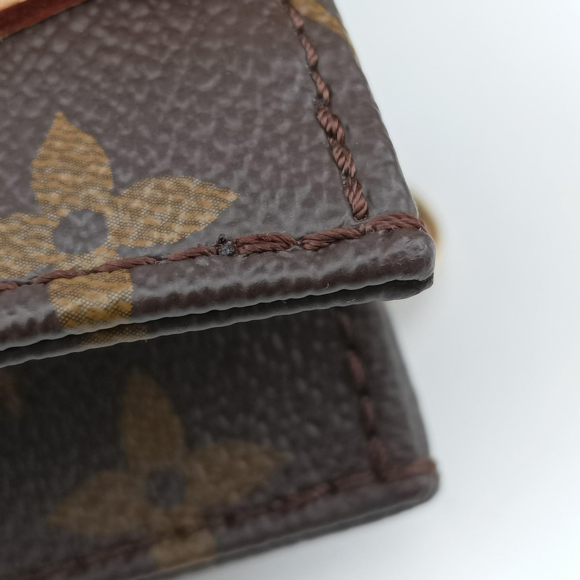 Pre-owned Louis Vuitton Petit Sac Plat Brown Monogram Canvas M69442 shoulderbag | stylenewstar