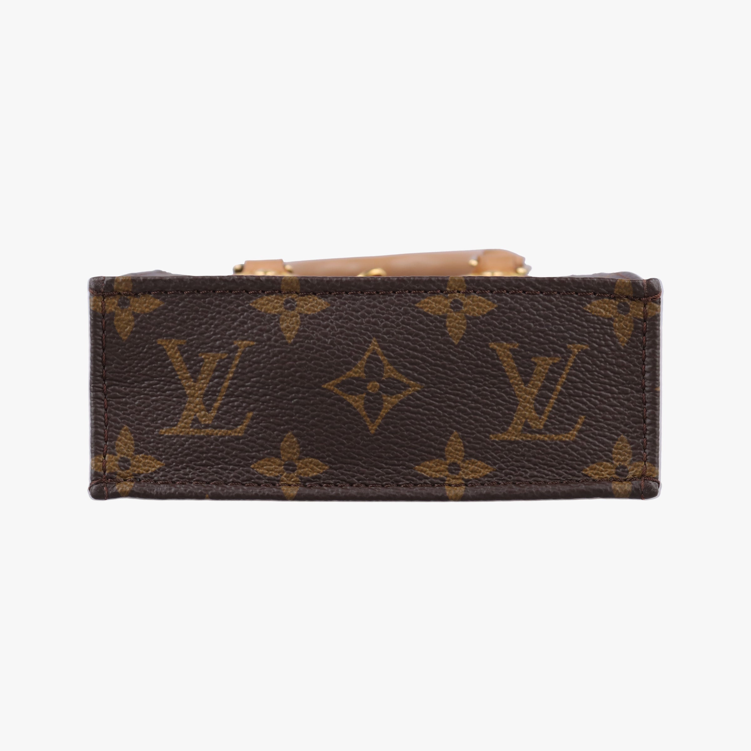 Pre-owned Louis Vuitton Petit Sac Plat Brown Monogram Canvas M69442 shoulderbag | stylenewstar
