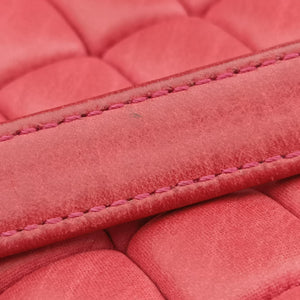 Pre-owned Chanel Matelasse cocomark Mademoiselle Red Leather A67388 shoulderbag | stylenewstar