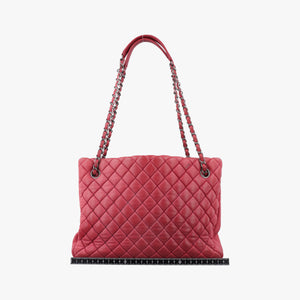 Pre-owned Chanel Matelasse cocomark Mademoiselle Red Leather A67388 shoulderbag | stylenewstar
