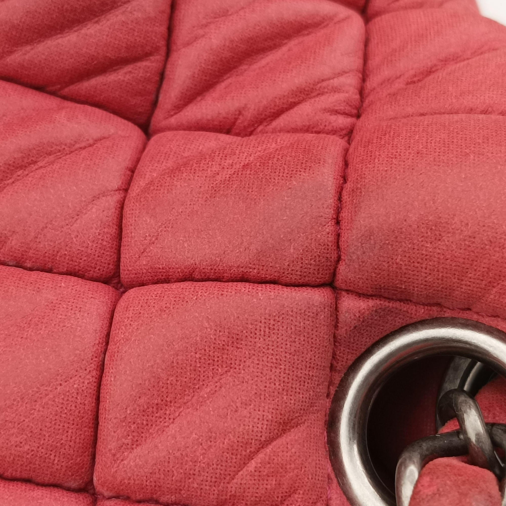 Pre-owned Chanel Matelasse cocomark Mademoiselle Red Leather A67388 shoulderbag | stylenewstar