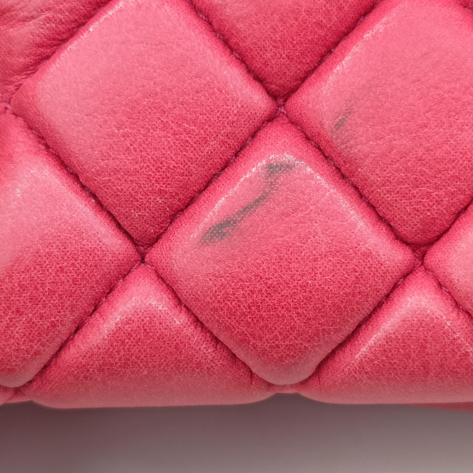 Pre-owned Chanel Matelasse cocomark Mademoiselle Red Leather A67388 shoulderbag | stylenewstar