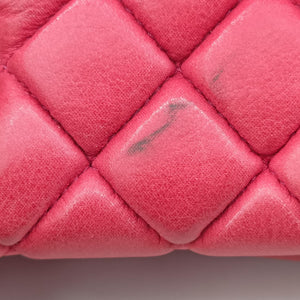 Pre-owned Chanel Matelasse cocomark Mademoiselle Red Leather A67388 shoulderbag | stylenewstar