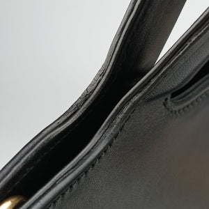 Vintage Ferragamo Wanda Black Leather  shoulderbag | stylenewstar