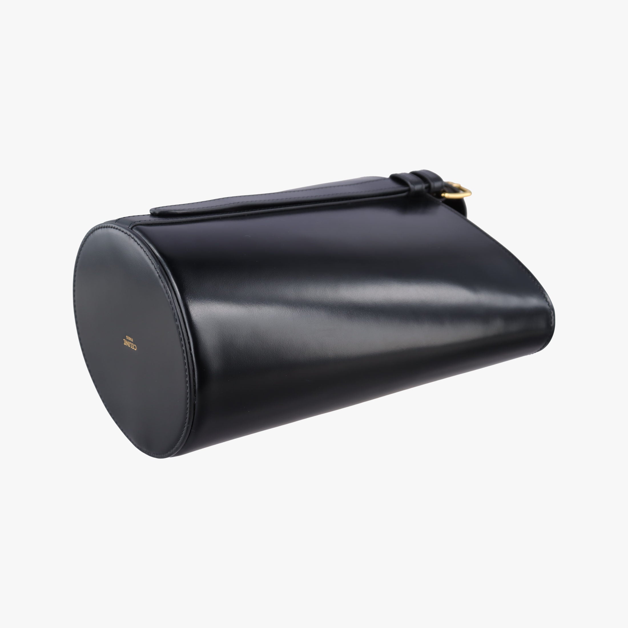 Secondhand Celine Small Bucket Cuir Triomphe Black Smooth Calfskin 110423 shoulderbag | stylenewstar