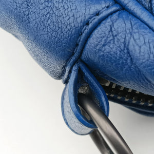 Vintage Bottega Veneta Intrecciato Blue lambskin  shoulderbag | stylenewstar