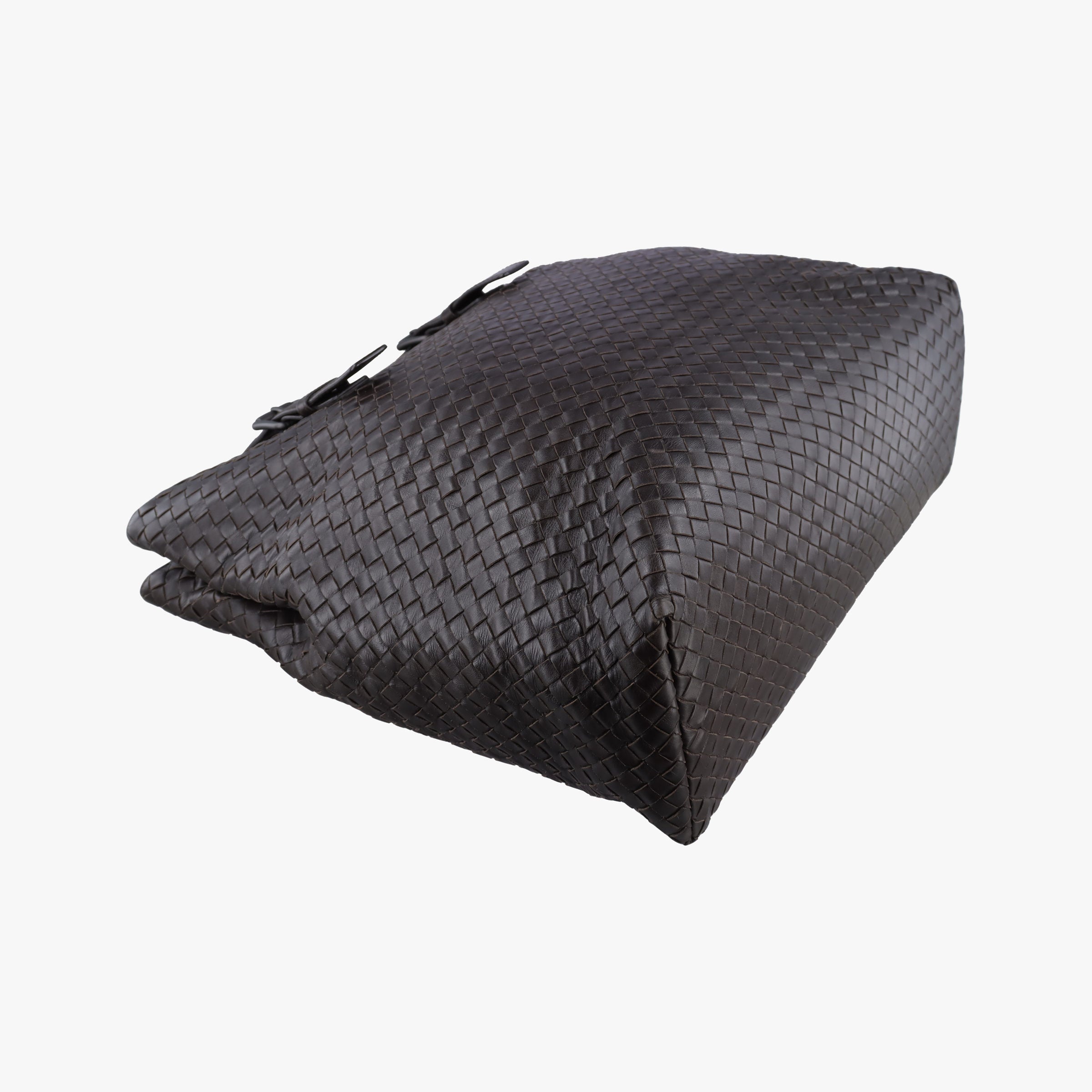 Vintage Bottega Veneta Intrecciato Brown lambskin  handbag | stylenewstar