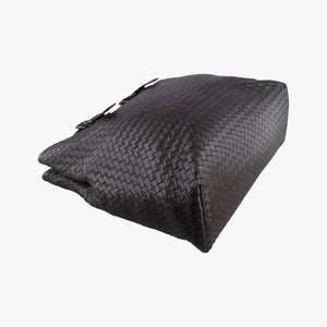 Vintage Bottega Veneta Intrecciato Brown lambskin  handbag | stylenewstar