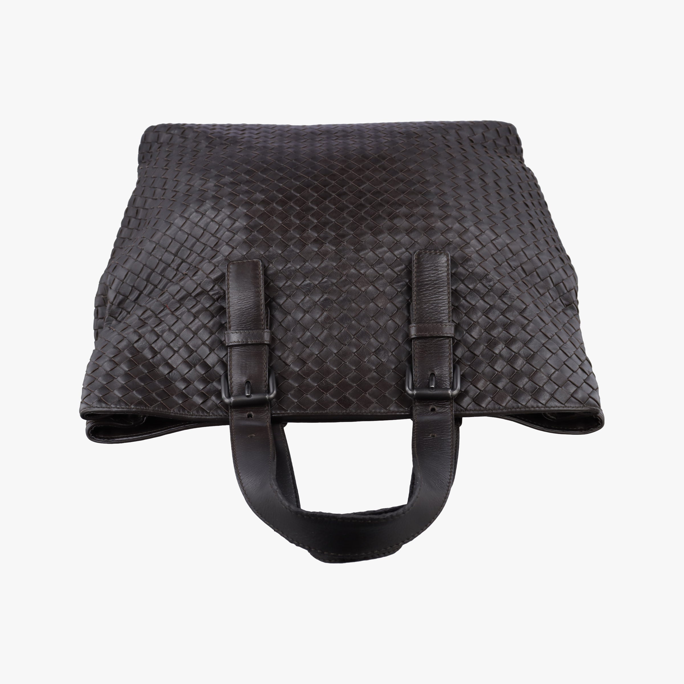 Vintage Bottega Veneta Intrecciato Brown lambskin  handbag | stylenewstar