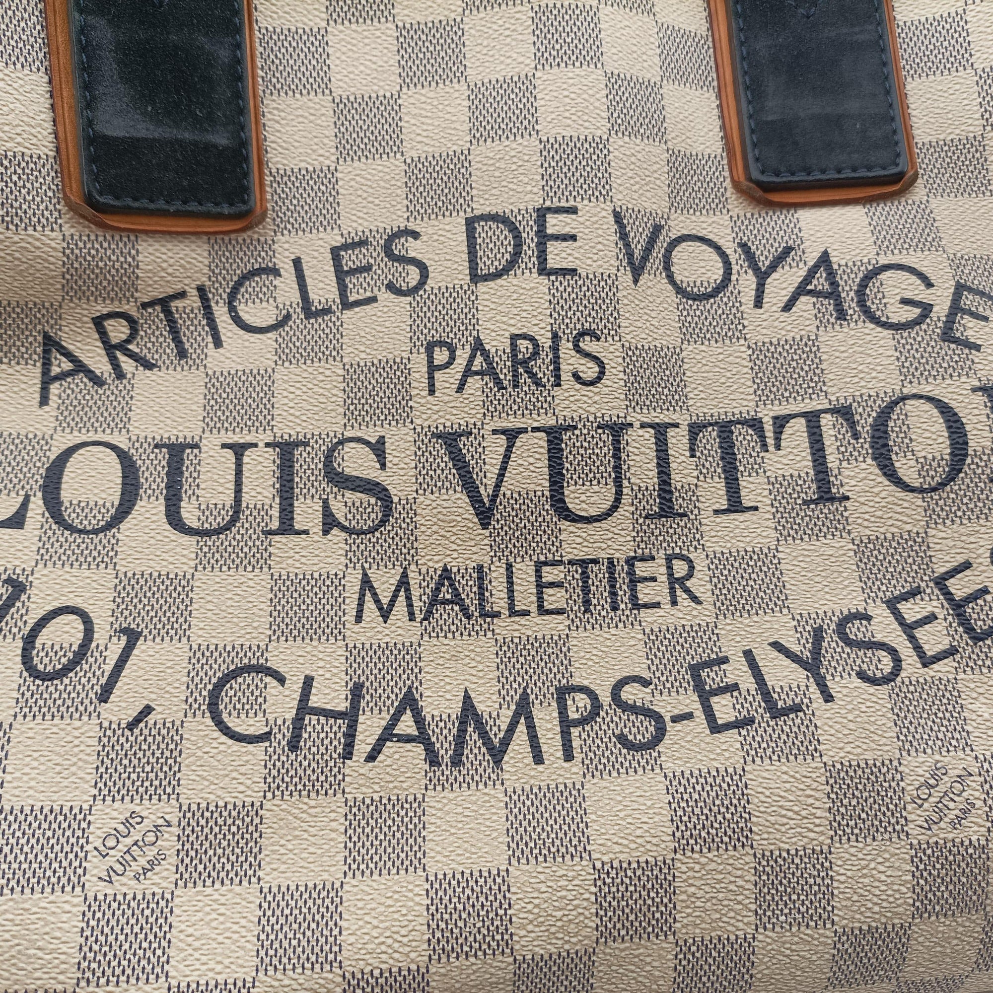 Vintage Louis Vuitton Plein Soleil Cabas PM AZUR Damier Canvas N41179 handbag | stylenewstar