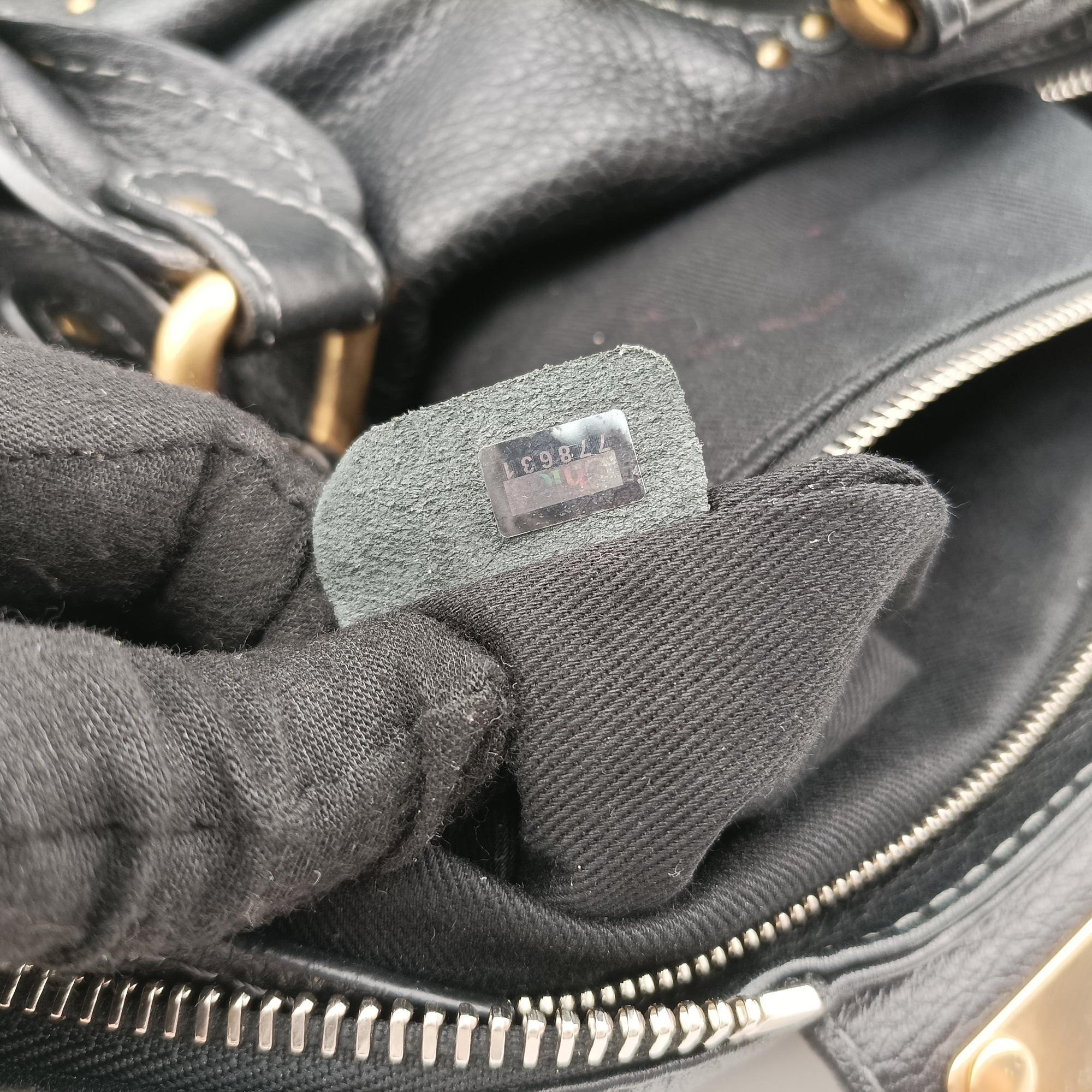 Vintage Chloe Paddington Black Leather  handbag | stylenewstar