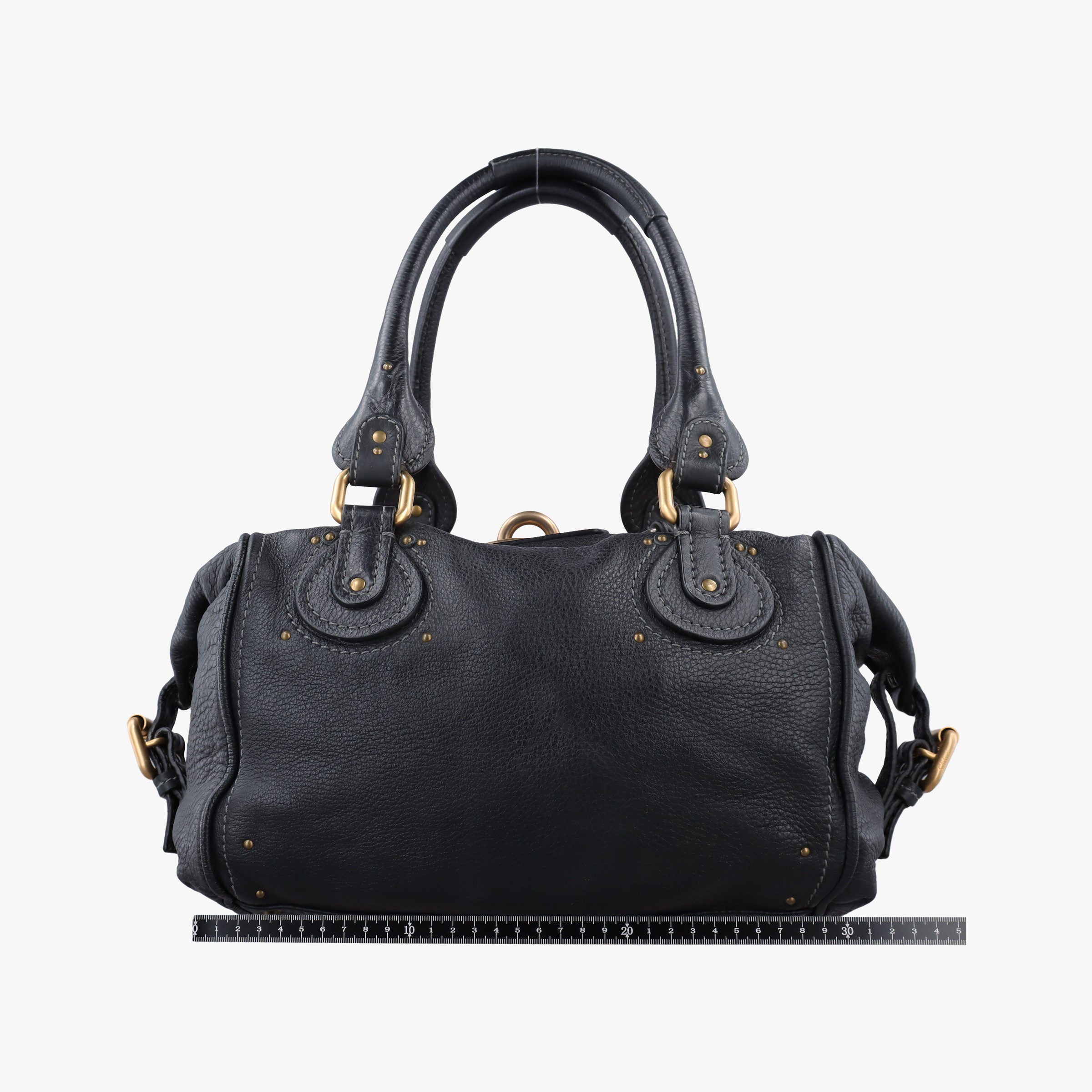 Vintage Chloe Paddington Black Leather  handbag | stylenewstar