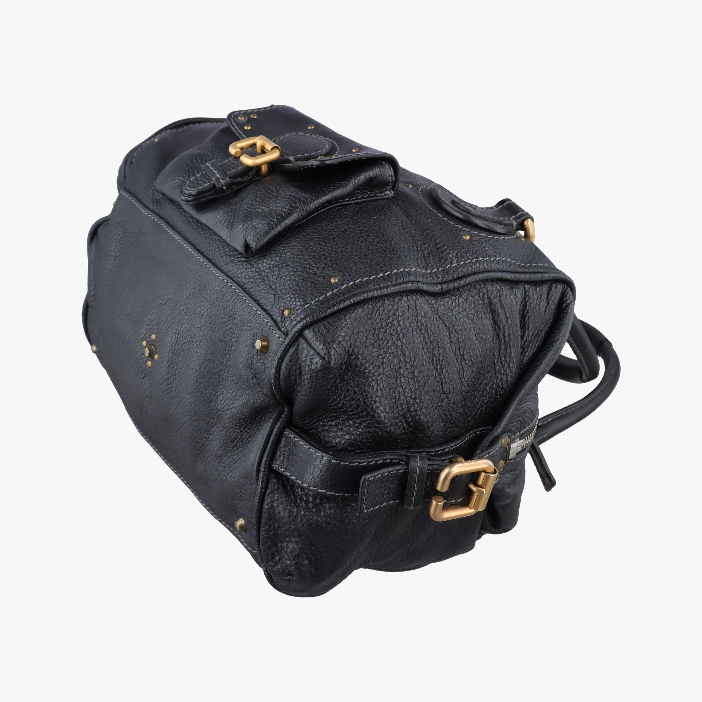 Vintage Chloe Paddington Black Leather  handbag | stylenewstar