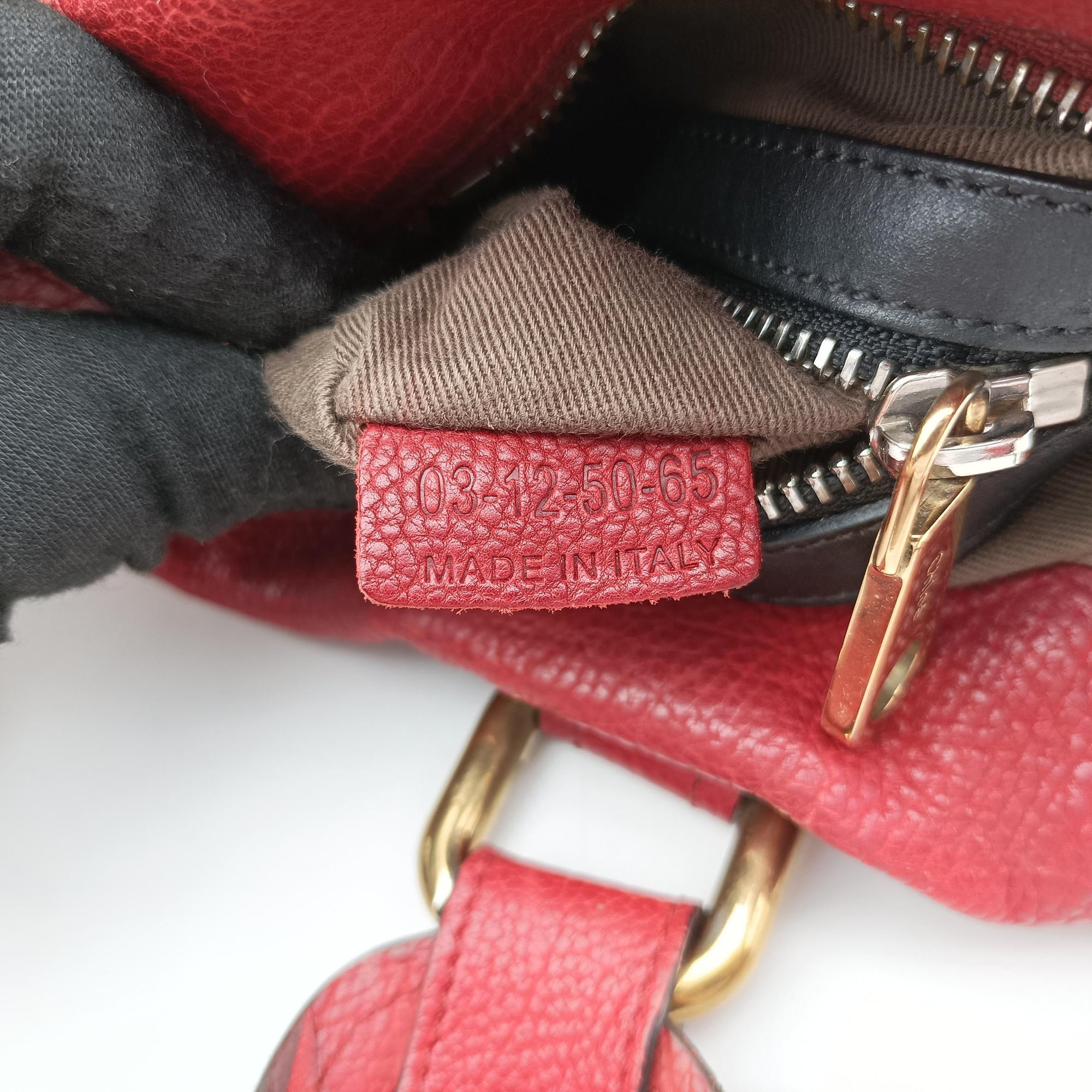 Pre-owned Chloe Paddington Red Leather  shoulderbag | stylenewstar