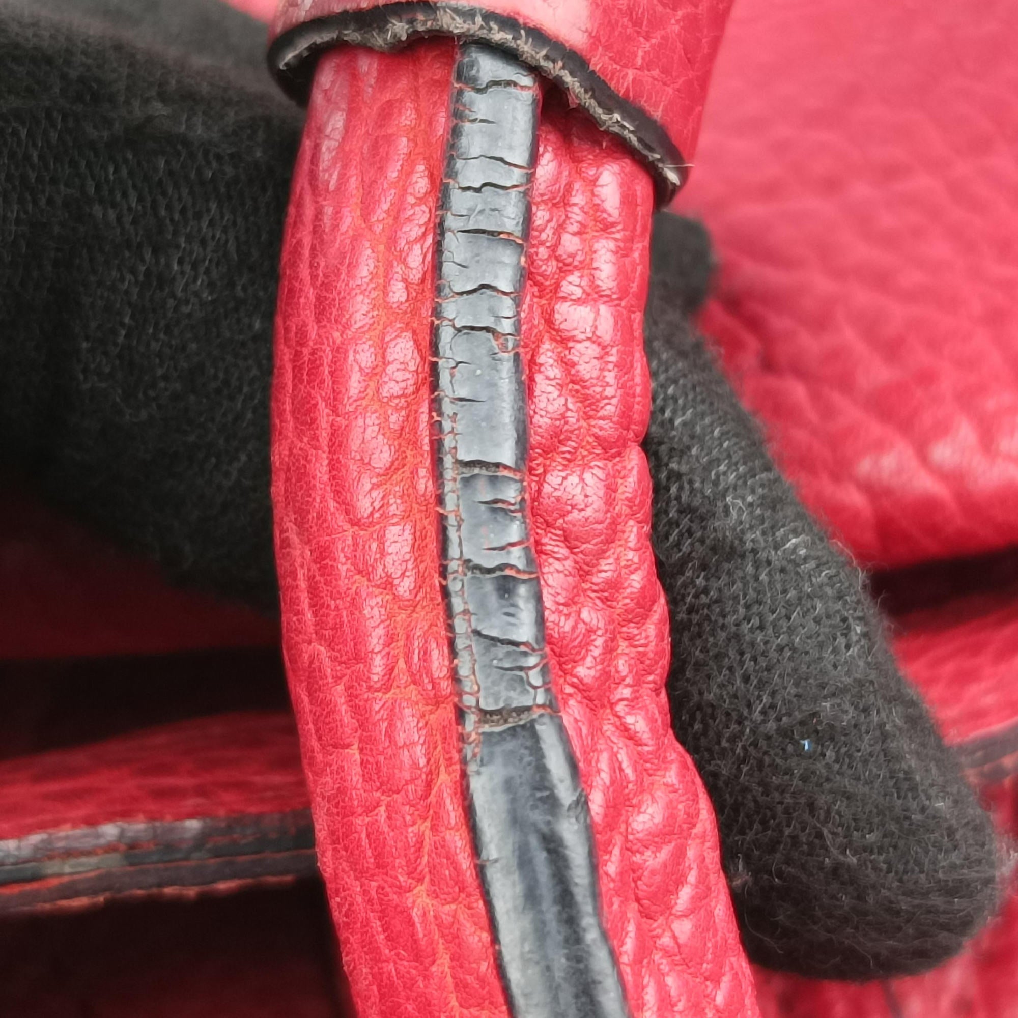 Pre-owned Chloe Paddington Red Leather  shoulderbag | stylenewstar