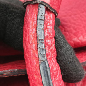 Pre-owned Chloe Paddington Red Leather  shoulderbag | stylenewstar