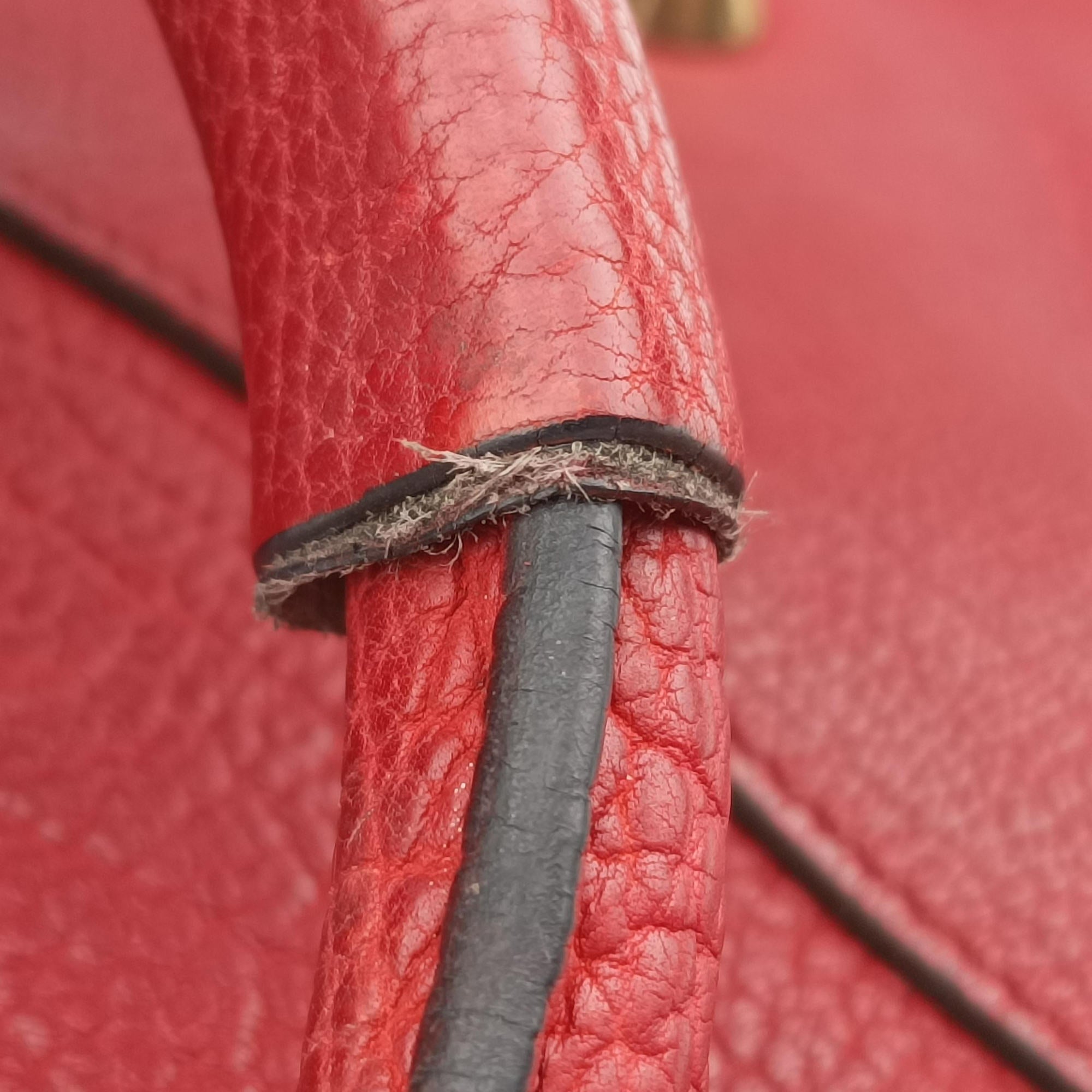 Pre-owned Chloe Paddington Red Leather  shoulderbag | stylenewstar