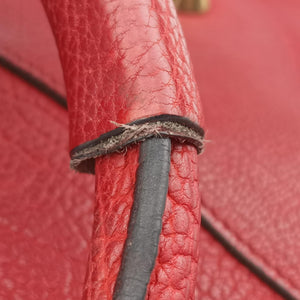 Pre-owned Chloe Paddington Red Leather  shoulderbag | stylenewstar