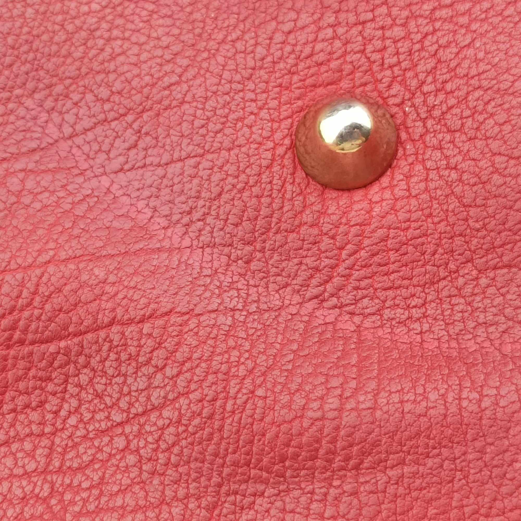 Pre-owned Chloe Paddington Red Leather  shoulderbag | stylenewstar