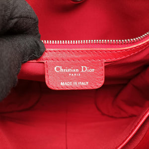 Pre-owned Christian Dior Hobo Red Leather  handbag | stylenewstar