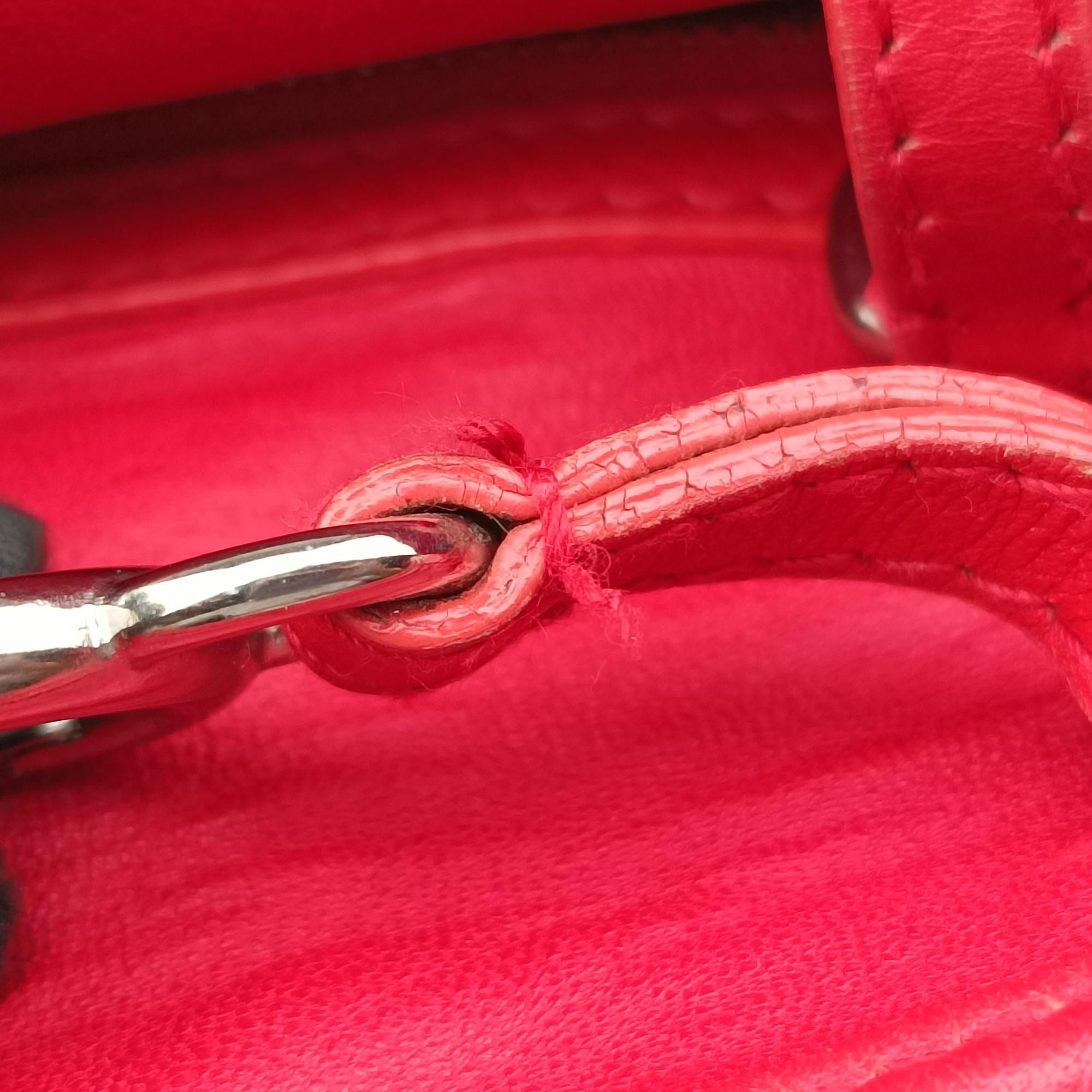 Pre-owned Christian Dior Hobo Red Leather  handbag | stylenewstar