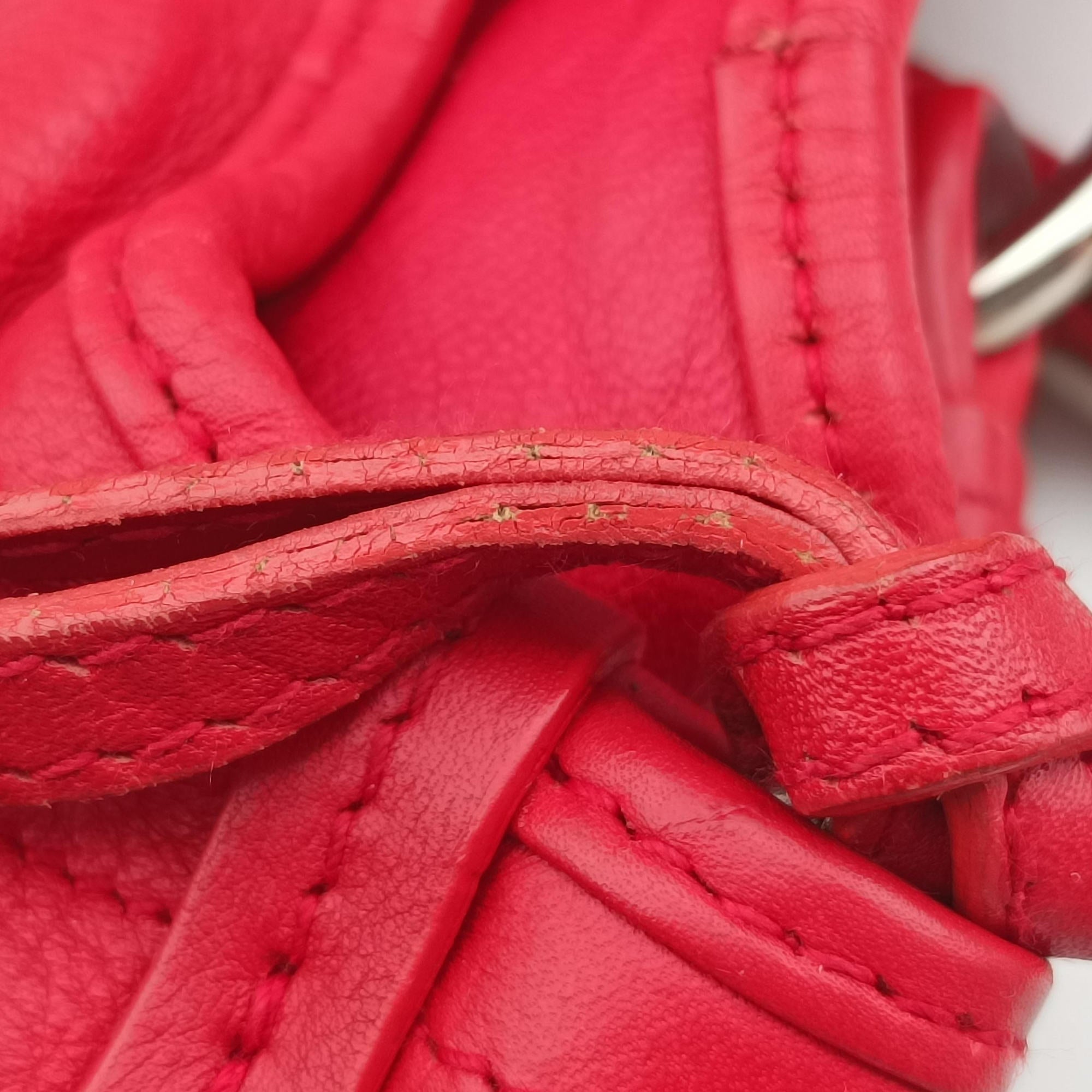 Pre-owned Christian Dior Hobo Red Leather  handbag | stylenewstar