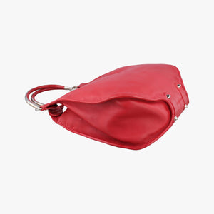 Pre-owned Christian Dior Hobo Red Leather  handbag | stylenewstar