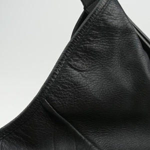 Pre-owned Yves Saint Laurent Mombasa Black Leather 132576 handbag | stylenewstar