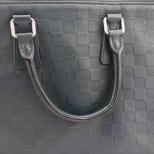 Pre-owned Louis Vuitton Porte Documents Jour Noir Damier Graphite N48224 handbag | stylenewstar