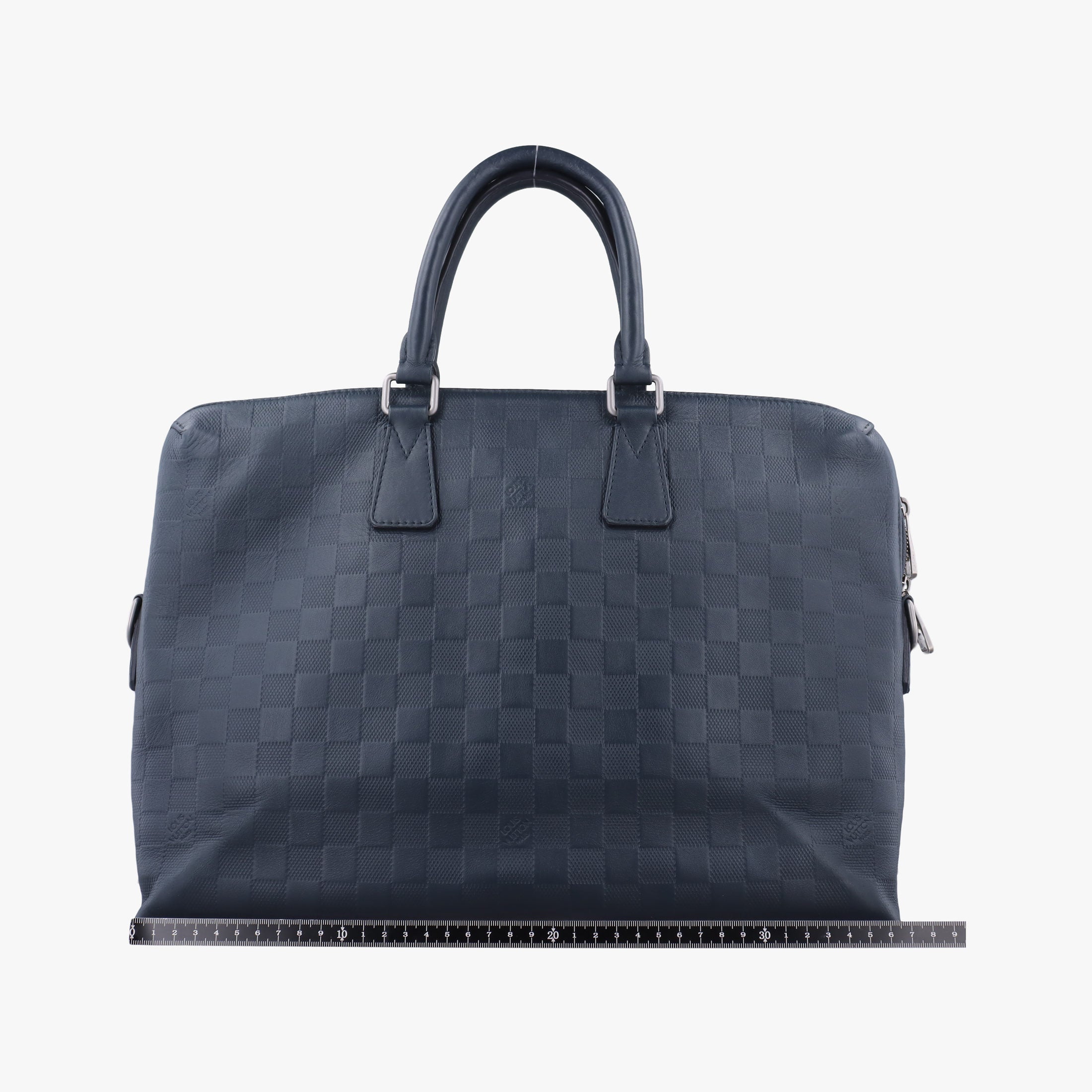 Pre-owned Louis Vuitton Porte Documents Jour Noir Damier Graphite N48224 handbag | stylenewstar