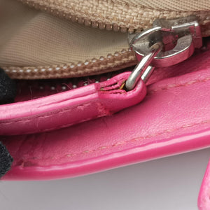 Pre-owned Christian Dior Street Chic Trotter Beige × Rose Red Canvas×Leather  handbag | stylenewstar