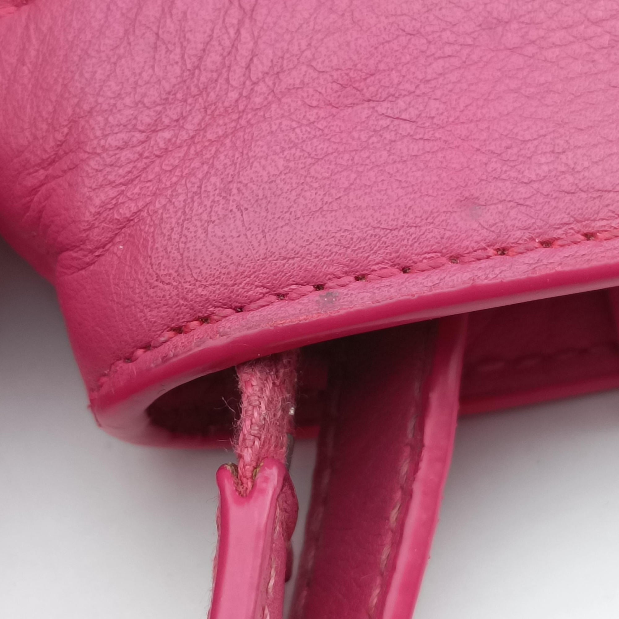Pre-owned Christian Dior Street Chic Trotter Beige × Rose Red Canvas×Leather  handbag | stylenewstar