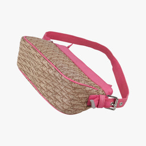 Pre-owned Christian Dior Street Chic Trotter Beige × Rose Red Canvas×Leather  handbag | stylenewstar