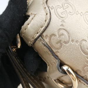 Pre-owned Gucci Sukey Golden Leather 247902 shoulderbag | stylenewstar