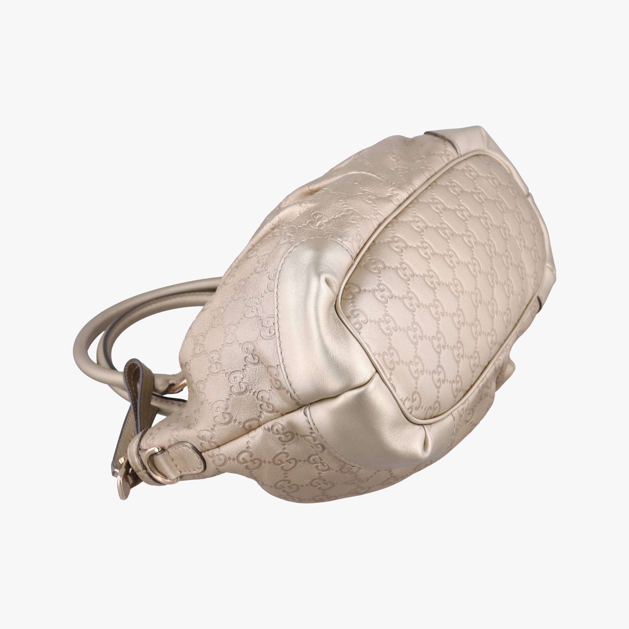 Pre-owned Gucci Sukey Golden Leather 247902 shoulderbag | stylenewstar