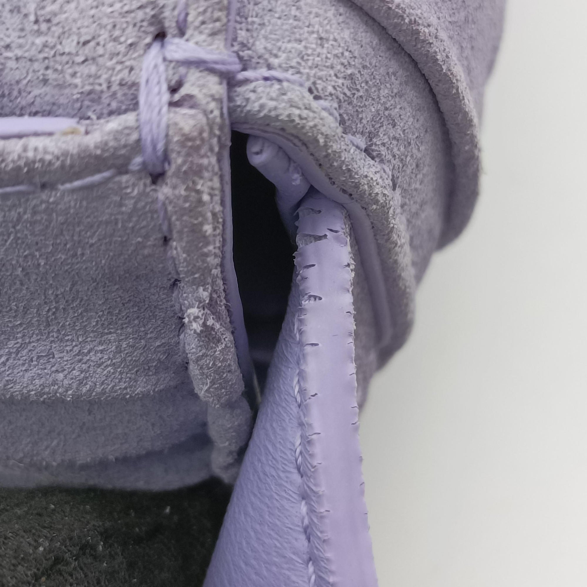 Vintage Bottega Veneta Padded Cassette Purple Suede  shoulderbag | stylenewstar