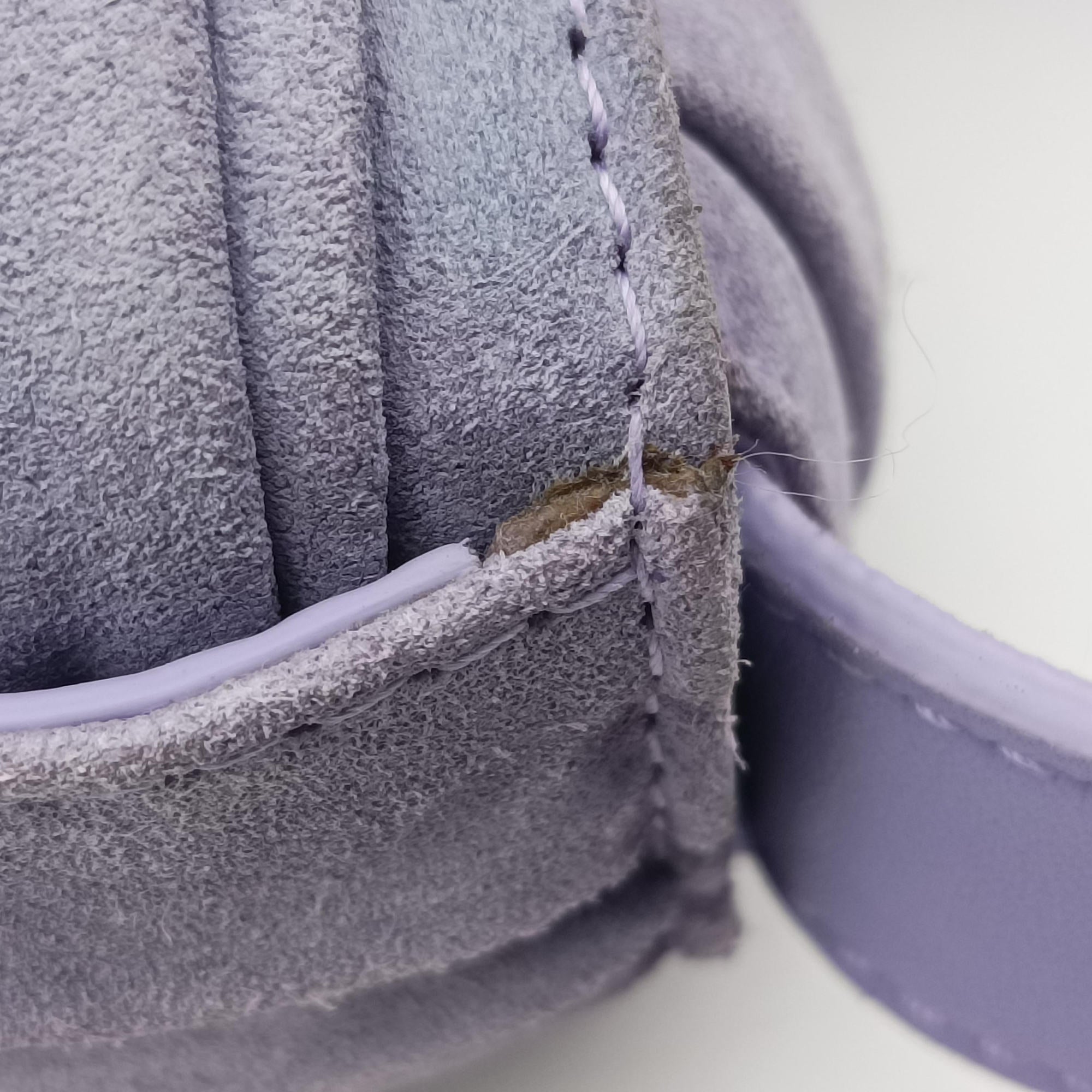 Vintage Bottega Veneta Padded Cassette Purple Suede  shoulderbag | stylenewstar